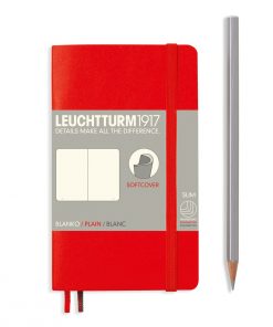 Leuchtturm1917 Sketchbooks 150gsm - Black Denim Yellow or Red - A5, Square