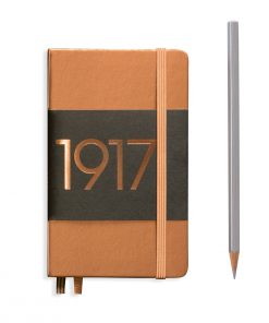 Notebook Pocket (A6) book linen cover, 185 numbered pages, squared