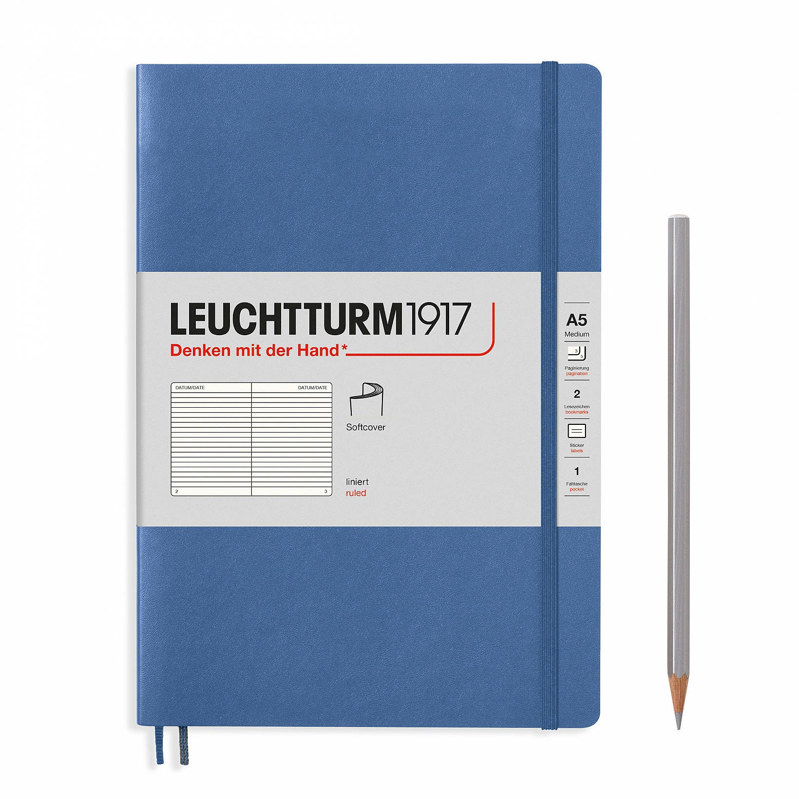 A5 liniert Leuchtturm1917 Special Edition Muted Colours Notizbuch Hardcover
