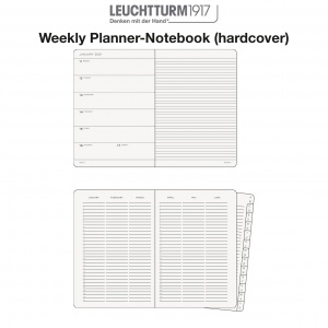 2021 Weekly Planner-Notebook Hardcover