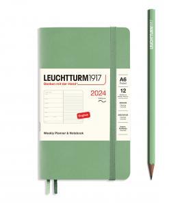 Weekly Planner & Notebook Pocket (A6) 2024