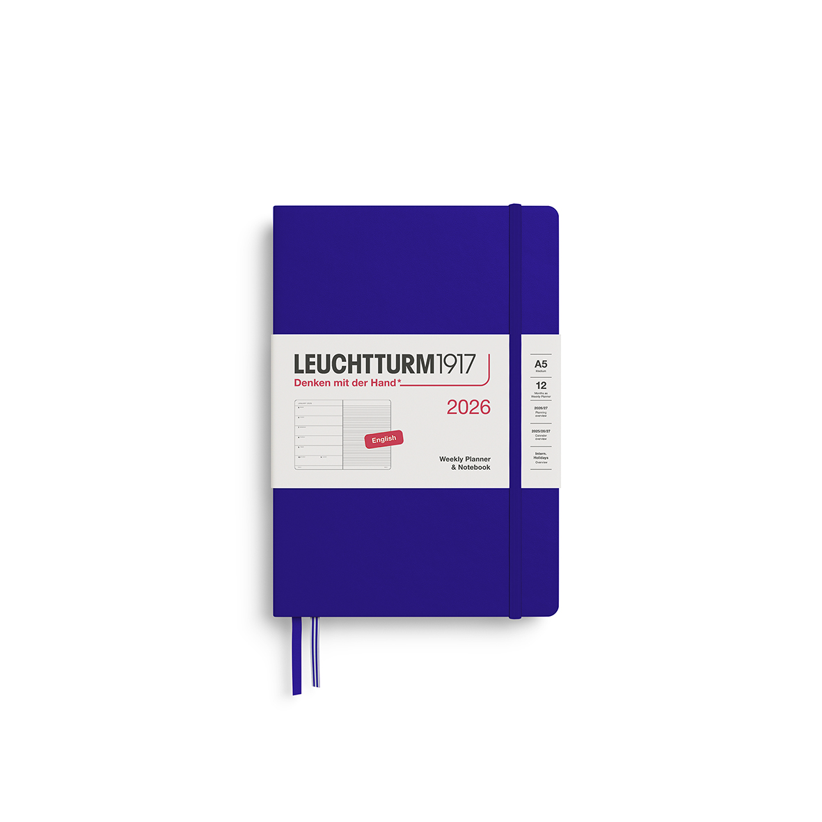 Weekly Planner & Dotted Notebook 2026 Hardcover