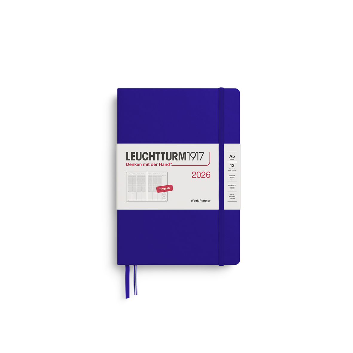 LEUCHTTURM1917 372776 Daily Planner Medium (A5) 2026, 12 Months, Forest - View #9